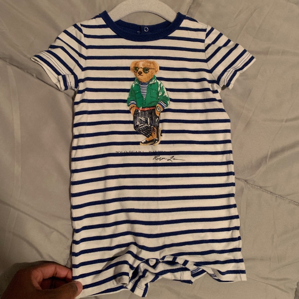 12 month Ralph Lauren Shortall/Romper
